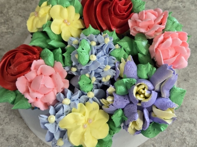 Flower Bouquet Cupcakes